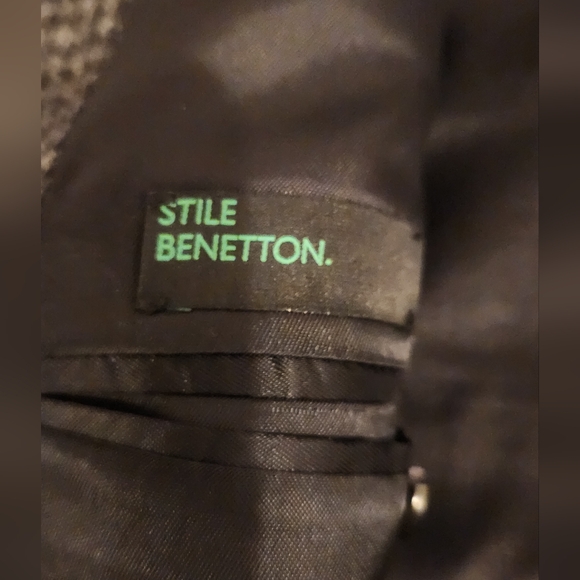 Plaid Grey Wool Blazer Size 52 - Picture 16 of 16